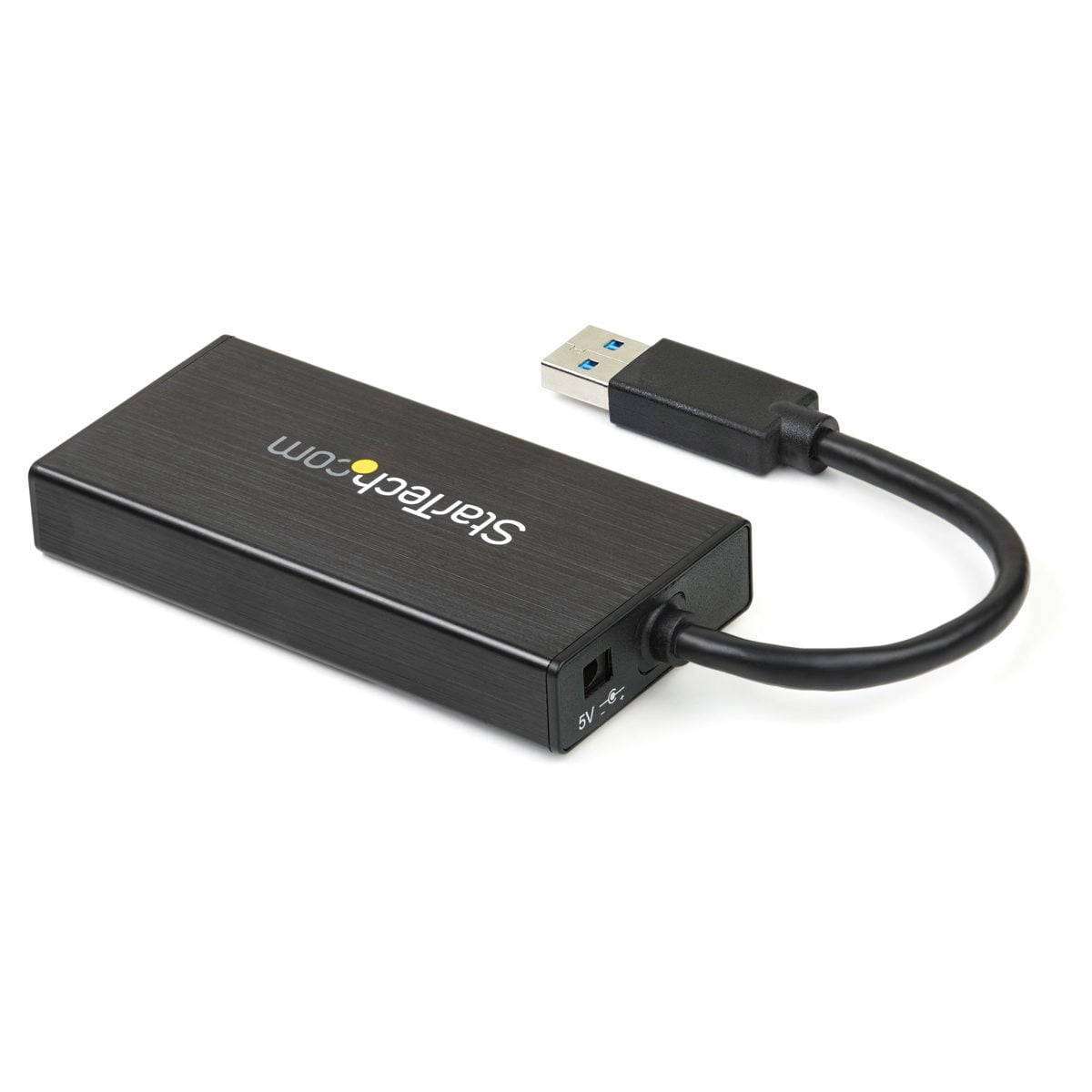 3PORT USB 3.0 HUB WITH GIGABIT ETHERNET NIC ALUMINUM W/ CABLE