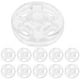 thumbnail image 5 of 100 botones transparentes para camisa, abrigo, broches invisibles, broches de presión, accesorios de costura DIY (13 mm), 5 of 6