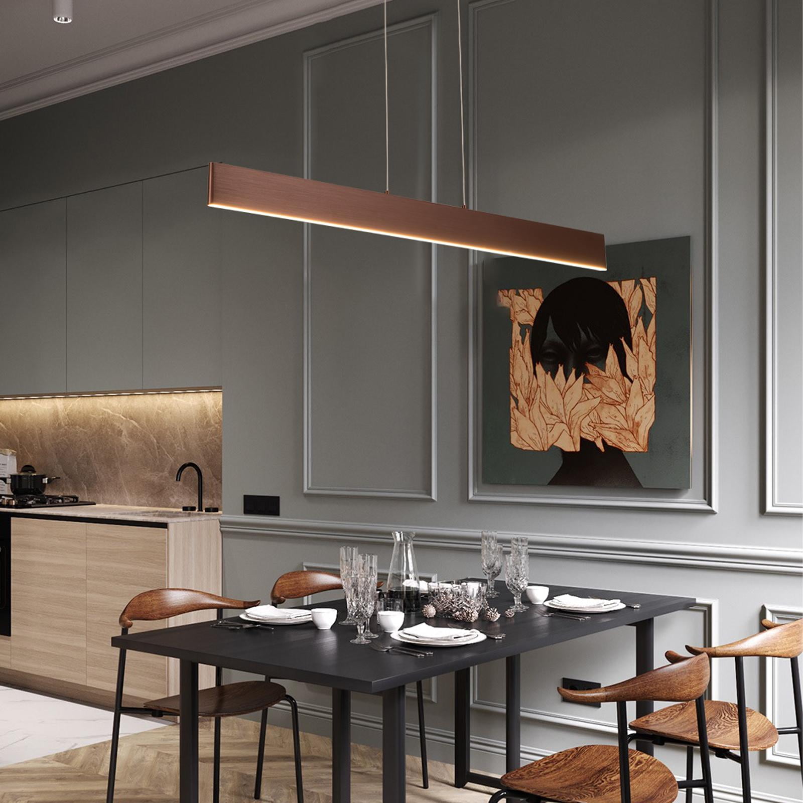 Modern Elegant Straight Line Design Chandelier Pendant Ceiling Light  Fixture Chandelier Light For Kitchen Dining Room - Walmart.com