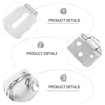 thumbnail image 4 of Shisuyan 1 Set Door Locks Hasp Latch Stainless Steel Clasp Hasp Safety Gate Lock Hasp with Screws, 4 of 8