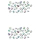 thumbnail image 4 of Sonducket Paquete de 1000 diamantes de imitación Adornos acrílicos Relleno de medias Gemas dispersas Decoraciones de Boda plata, blanco 6MM Type2 NO2, 4 of 6