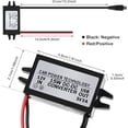 thumbnail image 3 of Convertisseur USB 12V à 5V Adaptateur DC-DC 12V vers USB 5V 3A Convertisseur Câble Régulateur Fils Affichage LED Alimentation, 3 of 6