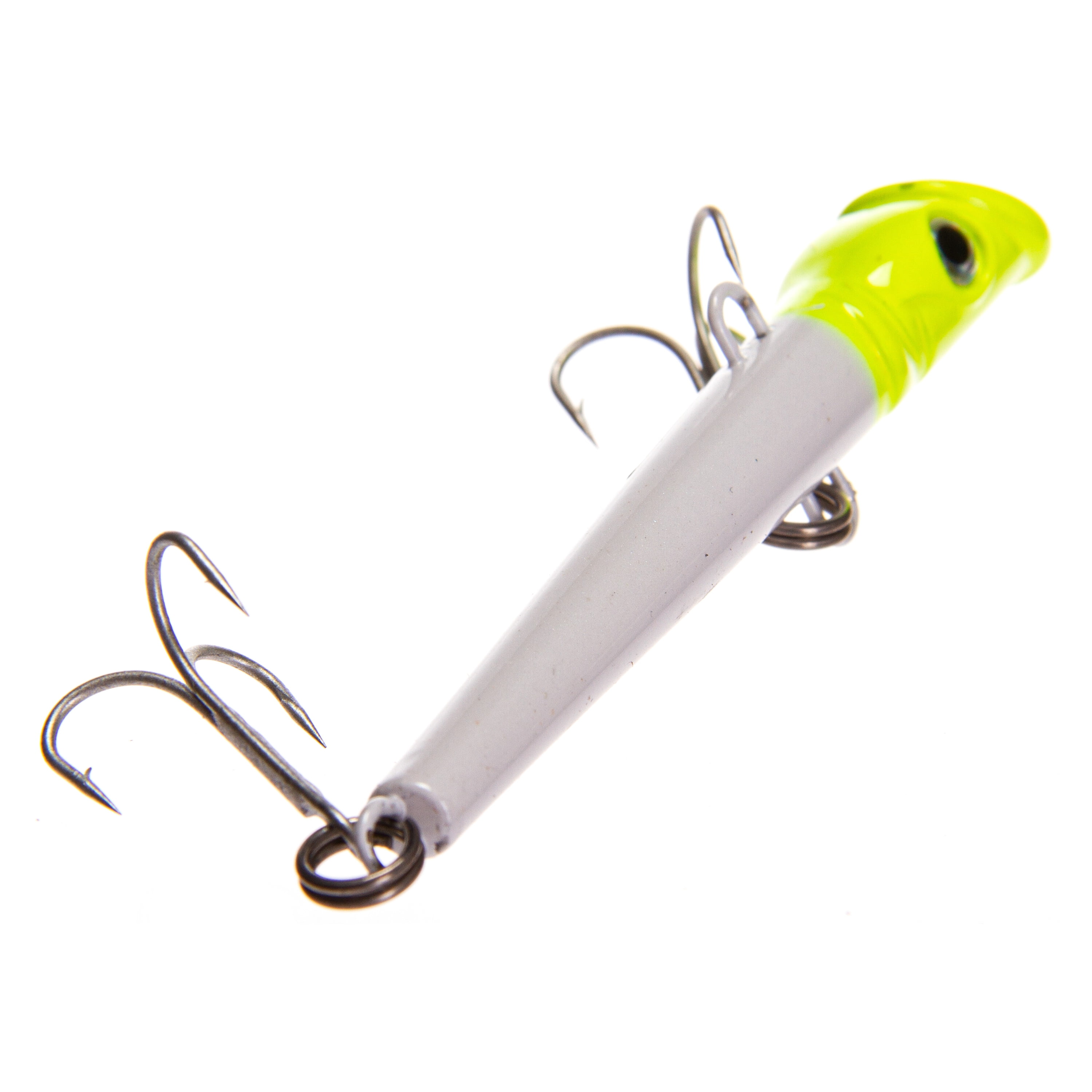 Ozark Trail Saltwater Inshore Jigging Fishing Lure, Chartreuse/White, 1 oz