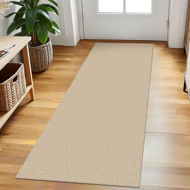 Woven Area Rug x Ft Washable Rugs for Entryway Non Slip Braided Throw Rugs Bedroom Rugs Cotton Entry Rug Cotton Floor Carpet for Bedroom Dining Room Living Room Orange/Tan/