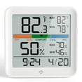 thumbnail image 3 of Higrómetro digital - Termómetro con reloj y escala de confort, Termómetro ambiental con temperatura y humedad,, 3 of 4