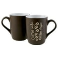 thumbnail image 1 of Mainstays Glaze  COFFEE CAFÉ brown 13OZ Mug, 1 of 5