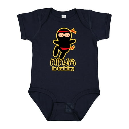 

Inktastic Ninja in Training Gift Baby Boy or Baby Girl Bodysuit