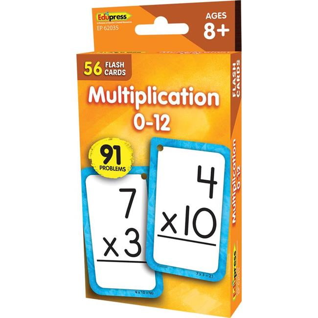 Teacher Created Resources Multiplicaion 012 Flash Cards