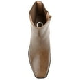 thumbnail image 5 of Journee Womens Aubrie Inside Zip Stacked Heel Booties, Widths Available, 5 of 10