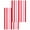Pink Red, variant on Aqua Teal Stripe Hand Towels Set,Waffle Weave Kitchen Towels 2 Pieces,Geometric Grey White Vertical Striped Microfiber Hair Face Bath Tea Towel Absorbent Quick Drying Cleaning Dish Cloths,15.7"x23.6"