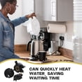 thumbnail image 3 of CRILSTYLEO 1Set Electric Kettle Base Coupler Black with High Sensitivity Performance, 3 of 7