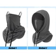 thumbnail image 7 of Wowcloth Outdoor Sun Protection Hood, Full Face Coverage with Detachable Mask, Lightweight Ice Silk for Summer Sports and Daily Use, 7 of 7