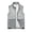 (Casual 119)Gray, variant on Winter Vest for Men Casual Sleeveless Jacket Big & Tall Fashion Solid Color Crew Neck Mesh Zipper Pocket Pullover Outdoor Sports Top Plus Size