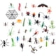 thumbnail image 4 of FELTECHELECTR 39 piezas de modelos de simulación de juguetes de insectos falsos, divertidos materiales didácticos para niños., 4 of 6