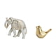 thumbnail image 5 of Figura De Elefante Y Pájaro Dorado Tallada A Mano En Madera. Ideal Como Recuerdo Para La Decoración Moderna Del Hogar, Escritorio, Estantería, Sala De Estar O Como Regalo De Inauguración., 5 of 8
