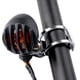 thumbnail image 3 of luces intermitentes universales ámbar para motocicleta, indicadores metálicos negros, 3 of 5