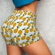 thumbnail image 4 of Fotbe Yellow Pears Shorts Sin Costuras – Shorts Deportivos de Cintura Alta para Mujer, Elásticos para Gimnasio, Yoga, Running o Ciclismo-Medium, 4 of 8