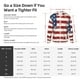 thumbnail image 5 of Balery Vintage American Flag Sudadera ligera de manga larga con capucha y protección solar UPF 50+ para hombre y mujer, ideal para pesca y running-Small, 5 of 7