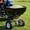 Black, variant on Memoryfield 125lb Tow Broadcast Spreader, Auto-Stop Dual Impeller, 30 Settings, for ATV/UTV Mower Fert/Seed, Black