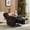 Terry cloth | Brown, variant on Manual Recliner Chair, Ergonomic Overstuffed Fabric Reclining Sofa with Side Pockets, Breathable Upholstered Single Recliner, Breathable Upholstered Lazy Boy Recliner Single Sofa with Steel Frame