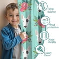 thumbnail image 3 of Blackout Kids Curtains,Bull Terrier Dog and Flower Florals Childrens Insulated Curtains Set Of 2,Bedroom Essentials,Toddler Room Decor 42"x54"(106x137cm), 3 of 4