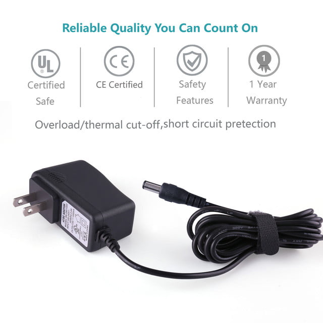 DC 12V 1A 12W US Plug Power Supply Charger Adapter 5.5 x 2.1mm Connector Cable 
