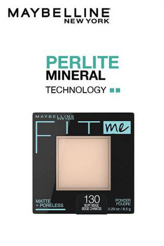 Maybelline New York Powder Foundation, Pressed Powder Compact, Mattifies Skin, Incl. Mirror and