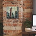 thumbnail image 5 of Epic Graffiti 'Manhattan Flatiron Building' by Silvia Vassileva, Canvas Wall Art, 12"x12", 5 of 8