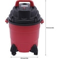 thumbnail image 5 of 4 Gallon Wet Dry Shop Vacuum, 1000W Portable Wet/Dry Vac, Multi-Floor Cleaner for Garage Home Workshop, 5 of 7