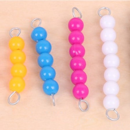 NICEXMAS Bead Stick Toys Girls Charm Bracelet Making Kit 1Set Wood for Little Girls