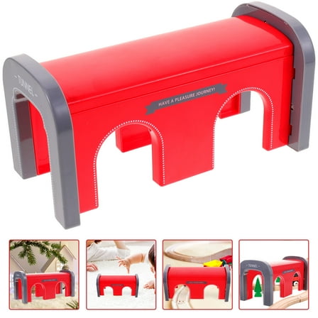 MEIBUTYUP Plastic Train Tunnel Toy Model for Kids, Reptile , Outdoor Lawn Play, 1 Piece