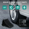 thumbnail image 4 of unbranded 4 Pcs Cales de Roue de Camion en Plastique Noir pour Pneus Usage Domestique, 4 of 6