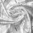 thumbnail image 5 of Ambesonne Tattoo Window Valance, Moons Circles Sticks Drawing, 54" X 18", Black White, 5 of 5
