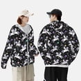 thumbnail image 2 of Sun Protection Hoodie Jacket - Marine Cute Fishtail White Horse_A Sun Shirts For Men Women Long Sleeve With Pocket Lightweight Outdoor, 2 of 2