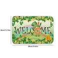 thumbnail image 3 of RyanK St Patricks Day Decorations St. Patrick's Day Doormat Shamrocks Door Mat Non Slip Rubber Backing Outdoor Indoor Entryway Floor Mat Home Decor, 3 of 6