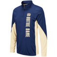 thumbnail image 2 of Youth Colosseum Navy Notre Dame Fighting Irish Bart Quarter-Zip Jacket, 2 of 3