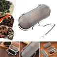 thumbnail image 4 of Reuse With Hook up Stainless Steel Infuser Ball Spice Filter Tea Strainer Seasoning Colanders SMALL, 4 of 8