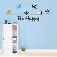 thumbnail image 2 of Children Be Happy Beautiful Cartoon Wall Decal Decoration Pleased Happy Motivational Quote Wall Design Lasts Years and Easily Removable - Size: 30 In(W) x 12 In(H), 2 of 5