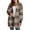 01#Coffee, variant on Dwralegc Jackets for Women Plaid Fleece Zipper Jacket Hooded Christmas Coats Casual Warm Winter Outerwear Sherpa Fuzzy Jackets with Pockets Clearance Khaki L