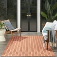 thumbnail image 4 of Nourison Twist Reversible 4' x 6' Coral Modern Rug, 4 of 10