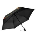 thumbnail image 2 of FORMRS Travel Umbrella Folding Auto Open Close Windproof Rain UV Protection, Starry Pizza, 2 of 8