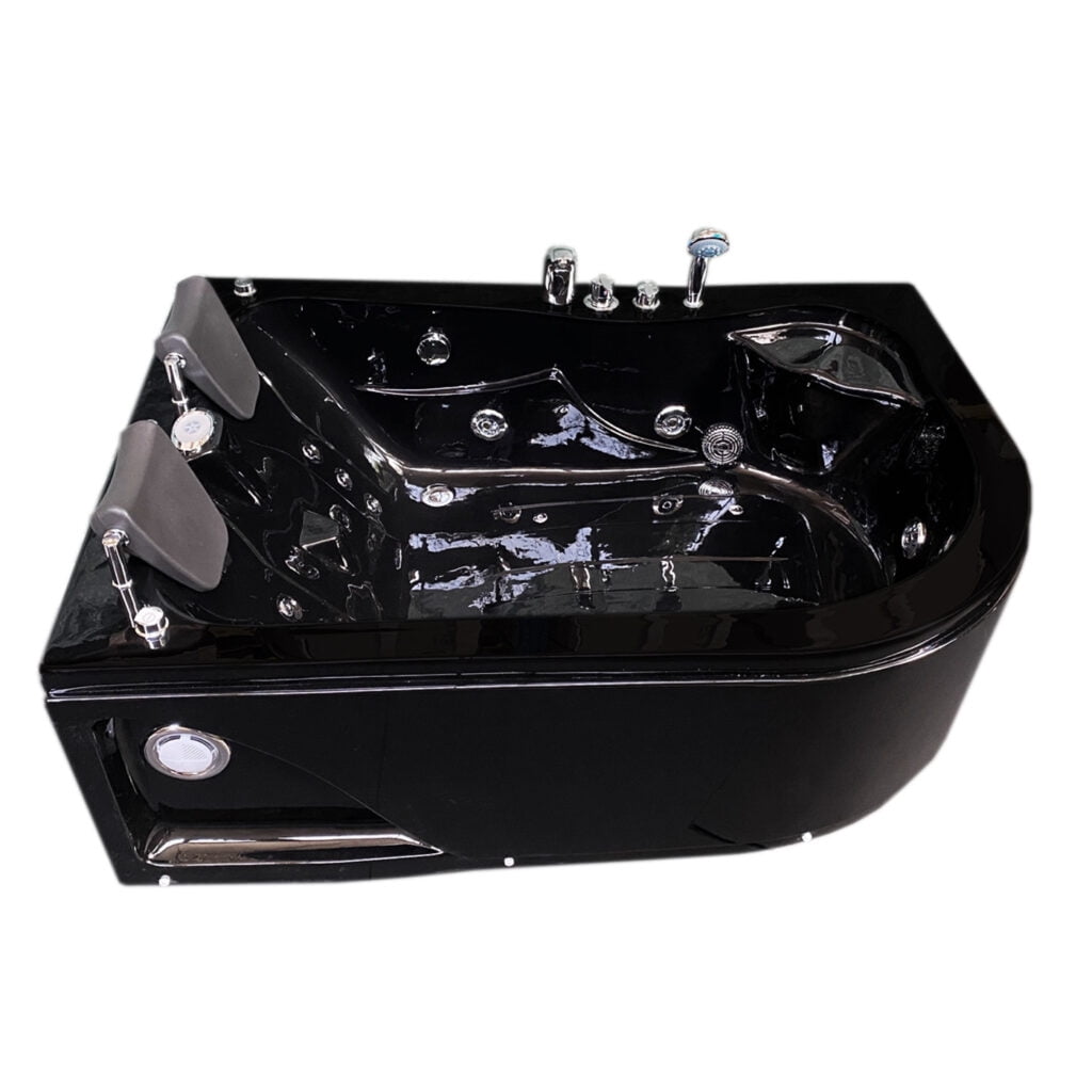 Hot Tub black 66.5″ x 45″ with Heater – Black Havana