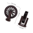 thumbnail image 2 of IFANLANDOR Coffee Plastic Running Water Wheel for Fountain Decor and Garden Zen Waterfall Accessory, 2 of 8