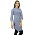thumbnail image 5 of Phagun Cotton Polka Dot Print Kurti Ethnic Designer Women Kurta Casual Dress, 5 of 7