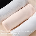 thumbnail image 5 of Uobin Girls' Training Bra Seamless Wire-Free Anti- Camisole with Invisible Clear Thin Straps Breathable Training Underwear for 12-15Y, 5 of 6