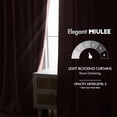thumbnail image 5 of Baby Pink Velvet Curtains 90 inches - Luxury Blackout Curtains for Bedroom Living Room Thermal Insulated Super Soft Window Drapes Rod Pocket & Back Tab, W52 x L90 inches, 2 Panels, 5 of 7