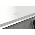 thumbnail image 5 of Sumdeal Mirror Makeup Mirror 72"X36" Rectangular Aluminum Framed Anti-Fog LED Lighted Wall Bathroom Vanity Mirror with Lights,Black, 5 of 8