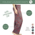 thumbnail image 3 of Hello Mello Holiday Lounge Soft Pants Pajama Bottoms, All Wrapped Up Small/Medium (Women's), 3 of 6