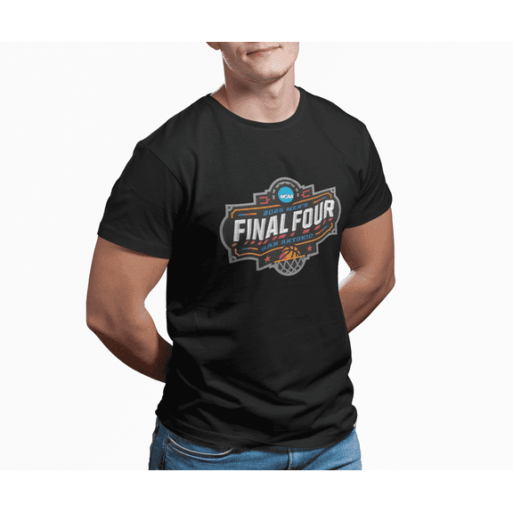 2025 University Men's Basketball Final Four for University Basketball fan Gift Unisex Heavy Cotton Tee-KBNCMFF01-Black-S