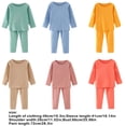 thumbnail image 3 of Minnieouse Calzoncillos largos para niños, conjunto de ropa interior de invierno para niños, Color sólido, manga completa, base, capa base, clima frío, Ropa interior Verde Minnieouse AP013731-01, 3 of 6
